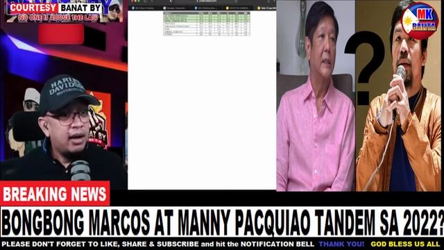 BONGBONG MARCOS AT MANNY PACQUIAO TANDEM SA 2022? смотреть онлайн