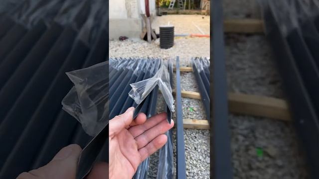 Забор жалюзи - V образные ламели смотреть онлайн