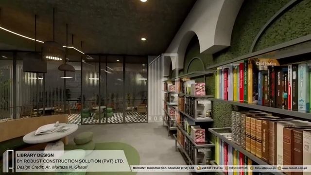 LIBRARY design by Robust Construction Solution Pvt Ltd Trim Trim смотреть онлайн