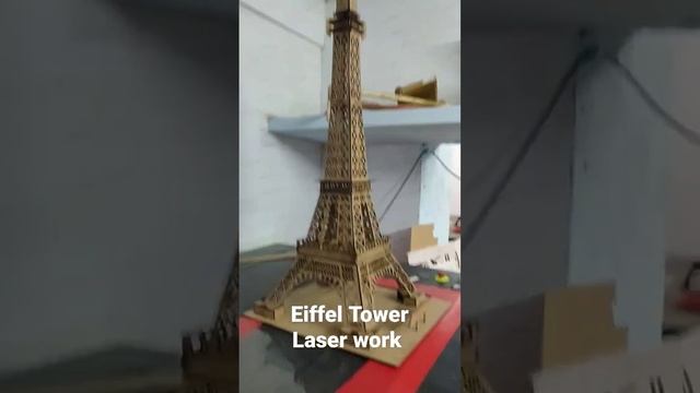 Craft Work ll Eiffel Tower Laser Work ll MDF Laser Cutting ll 2022 смотреть онлайн
