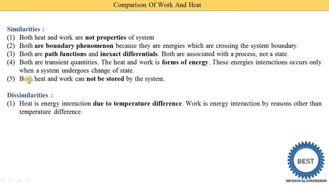 Comparison Of Work And Heat смотреть онлайн
