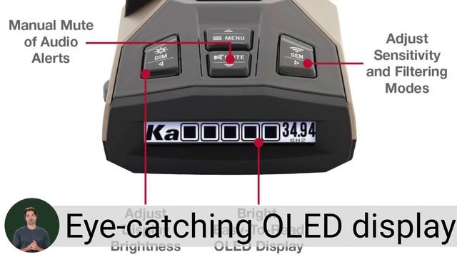 Cobra RAD 450 Laser Radar Detector Overview смотреть онлайн
