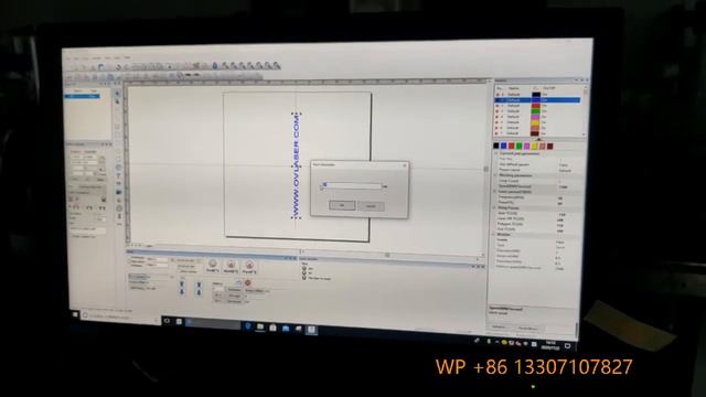 Fiber laser rotary text marking on EZCAD 3.0 software, motorized Z axis ring inside outside markin смотреть онлайн