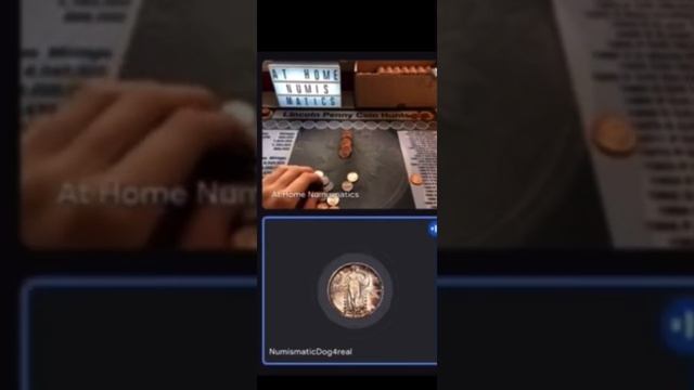 Finding a 1909 VDB wheat cent coin roll hunting in a penny box battle *Live Reactions* #shorts смотреть онлайн