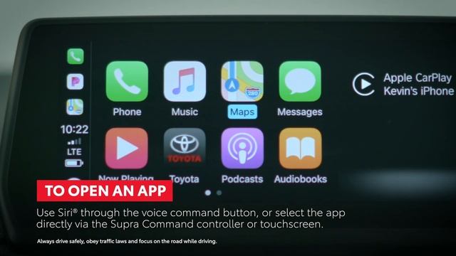 How To Use Apple CarPlay in the 2020 Toyota Supra смотреть онлайн