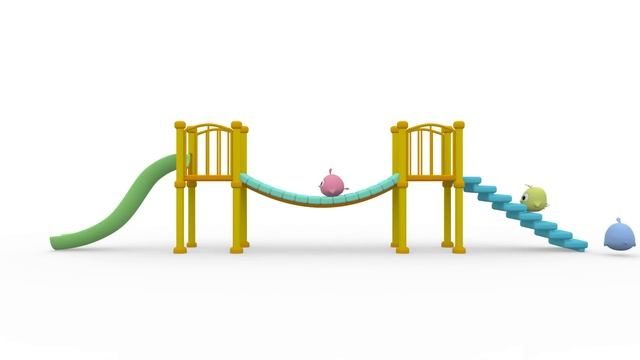 Giligilis Slide Fun | Kids Songs | Cartoons & Baby Songs By Lolipapi | NEW - Toddler