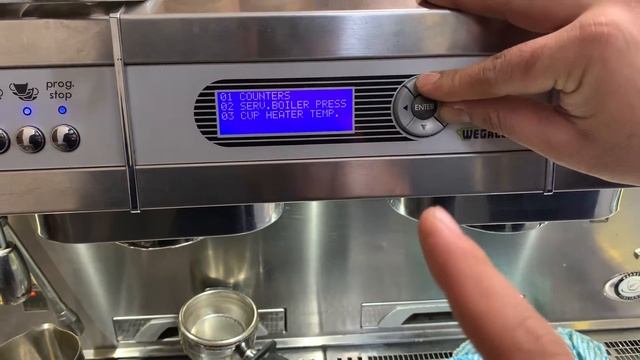 Wega Concept coffee machine Enter Technical Menu Tutorial смотреть онлайн