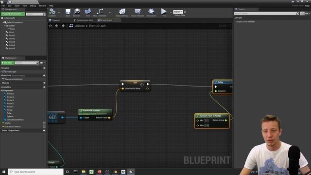 Unreal engine Flying AI tutorial (UE4 flying AI) смотреть онлайн