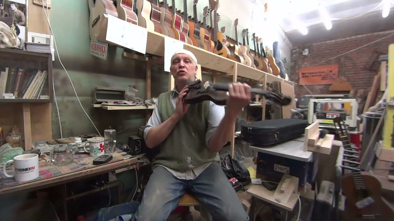 Скрипка после настройки дек, технический звук и отрывок "Польский танец" Э. Северн, исп. С. Хорина смотреть онлайн