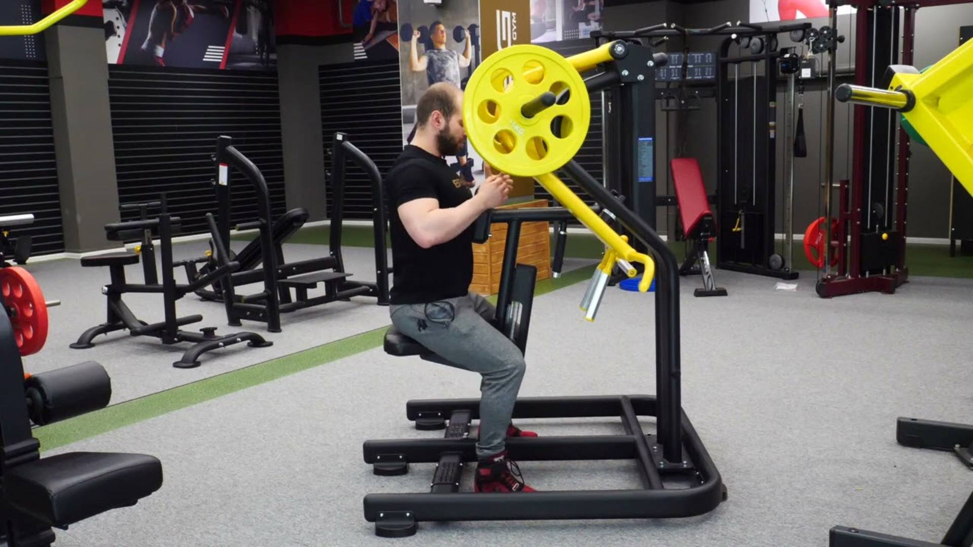 Обзор горизонтальной тяги BRONZE GYM PL-1702 смотреть онлайн