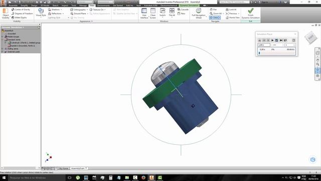 282 Autodesk Inventor Dynamic Simulation Part 3 смотреть онлайн