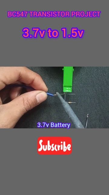 3.7v to 1.5v | bc547 transistor project | dc voltage को कम कैसे करें @s.n.technical #electronic смотреть онлайн