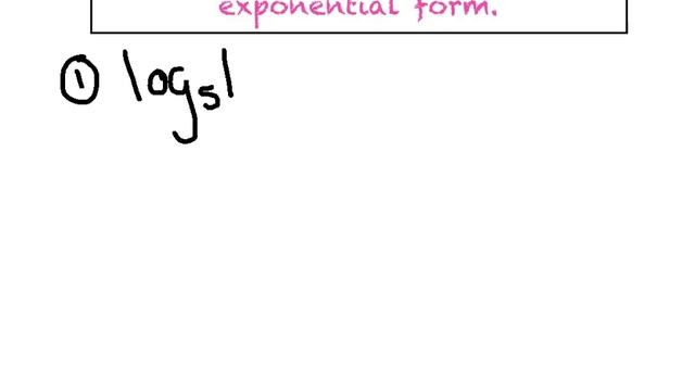 EXPONENTIAL TO LOG FORM смотреть онлайн