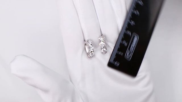 Серьги из белого золота Александра с Swarovski кл2137а-62сб смотреть онлайн