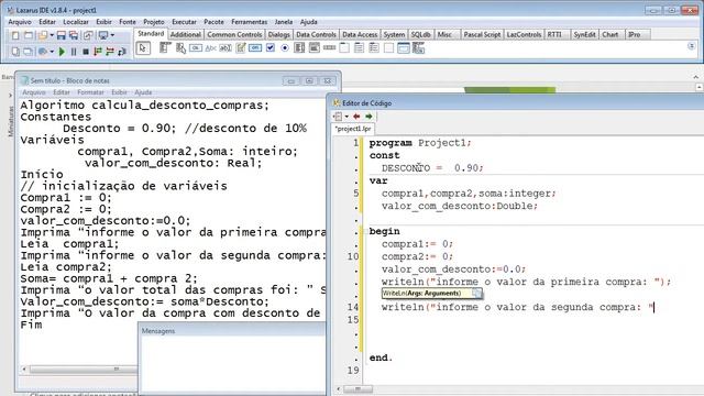 Aula 8 Constantes e Variáveis Integer e Double - #24 смотреть онлайн