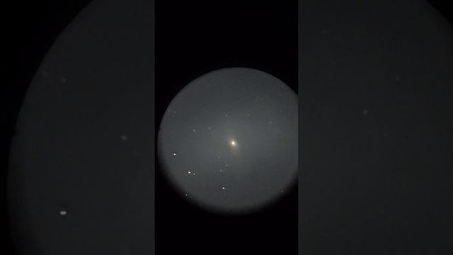 Andromeda Galaxy (M31) through the eyepiece of 6in Telescope смотреть онлайн