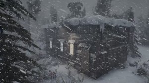 Звуки сильной метели и завывающего ветра убаюкивают. Атмосфера снежной бури. Воющий ветер