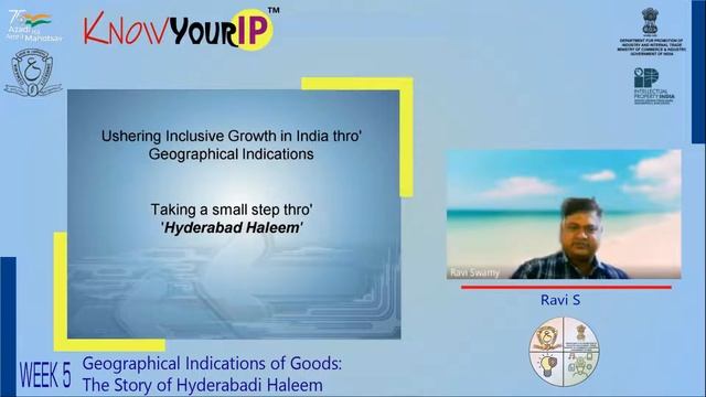 Week 5: Geographical Indications of Goods: The Story of Hyderabadi Haleem | Ravi S | IPR Chair OU смотреть онлайн
