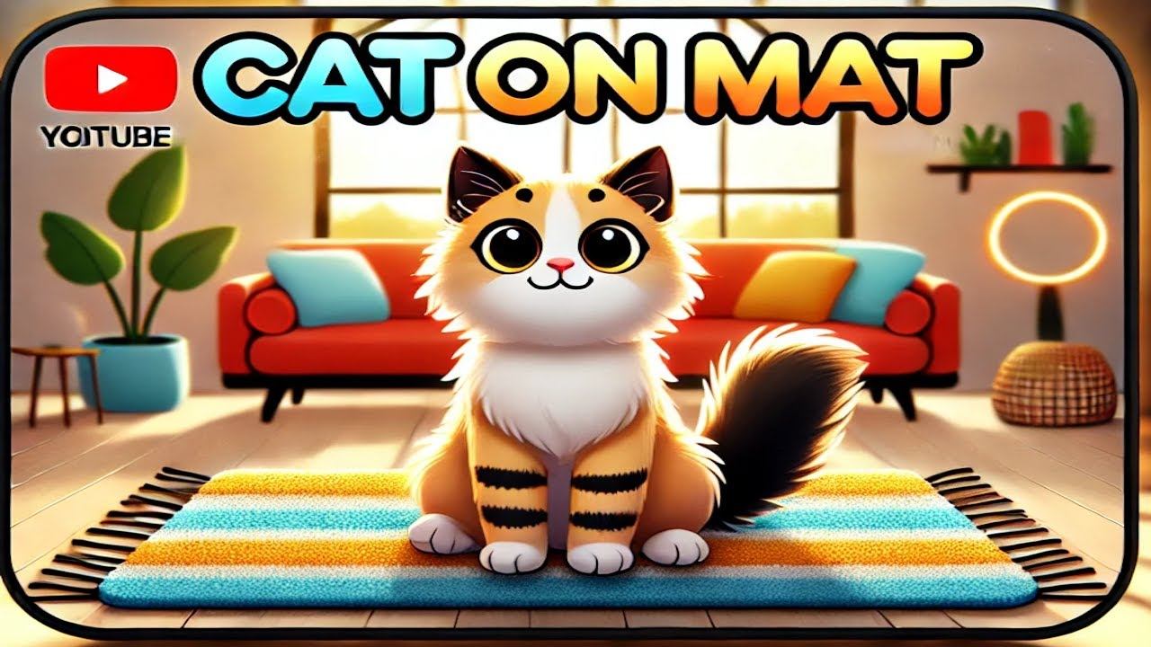 Cat Mat L Nursery Rhymes & Kids Songs #nurseryrhymes | Cat On The Mat