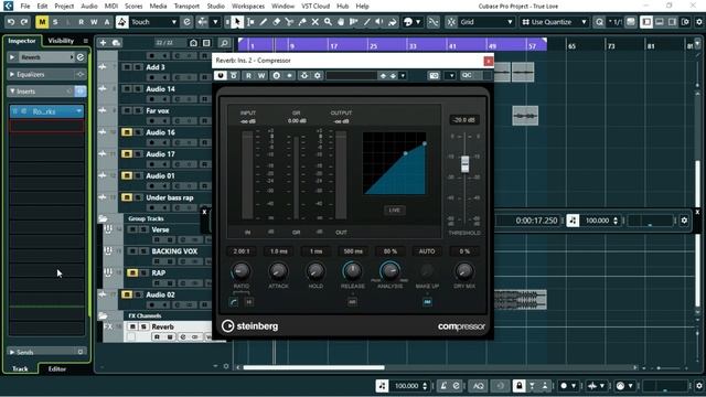 CUBASE REVERB AND DELAY SIDECHAIN TUTORIAL
