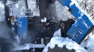 Как завести трактор Беларус 1221 зимой при -25°C: Проверено на морозе