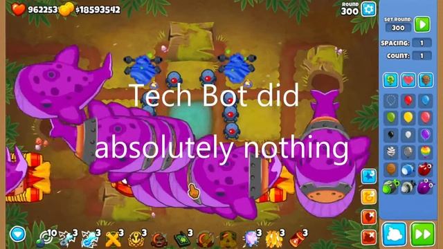 God Boosted tech bot vs. race button (Bloons TD 6) смотреть онлайн