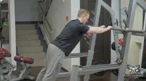 Убираем дряблость рук. Отжимание от штанги на трицепс