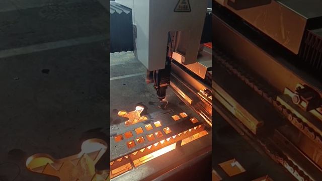 Резка металла на оптоволоконном лазере для резки металла закрытого типа XTC-1560G/6000 Raycus смотреть онлайн