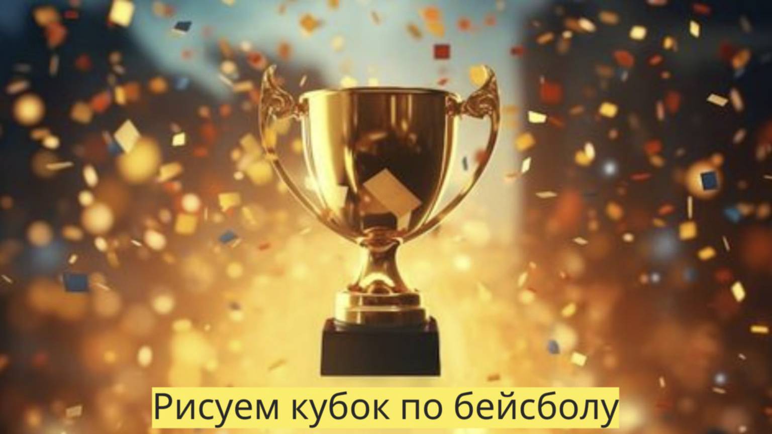 Маленькие художники: Рисуем бейсбольный кубок - Детский образовательный мультфильм смотреть онлайн