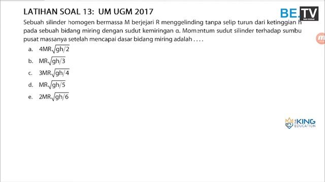 FISIKA | LATIHAN SOAL - ROTASI & KESETIMBANGAN BENDA TEGAR | PART 3 смотреть онлайн