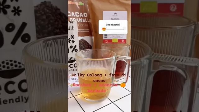 Milky Oolong e Rooibos...#newentry #tisana #cacaobeans #tisanatime смотреть онлайн