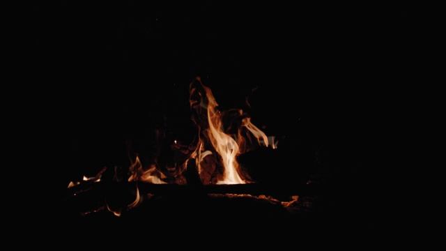 Горящий огонь в камине Камин FULL HD ULTRA HD