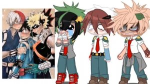 Bakugo, Izuku and Todoroki react to TodoBakuDeku || Gacha Club || ⚠️Swearing⚠️ || Read description
