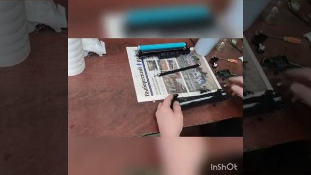 Заправка картриджа HP cf244(44A) смотреть онлайн