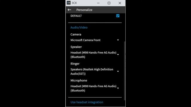 3CX Change Chrome addin Audio Options смотреть онлайн