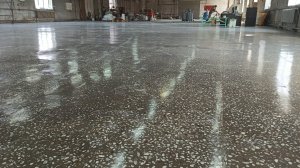 Шлифовка бетонной стяжки. Башкирия с. Аскарово магазин Светофор.