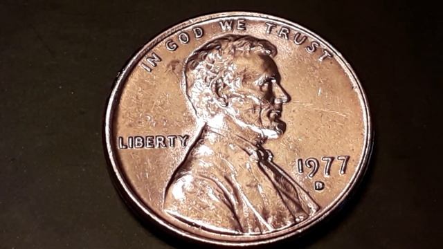 American Coin : 1 Cent 1977 D !! Value 15 500 Euros !! Rare Coin !! смотреть онлайн