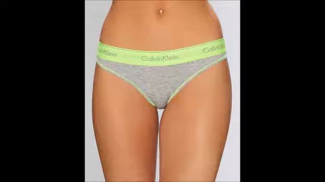 Calvin Klein Women's Modern Cotton Thong Panty смотреть онлайн