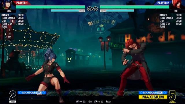 KOF XV - Leona reset into stun tech ideas смотреть онлайн