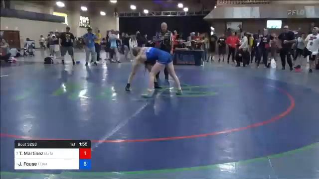 132 Lbs Cons 8 #1 - Timberly Martinez, MJ Mustangs Wrestling Vs Jordyn Fouse, Team Pennsylvania 7f