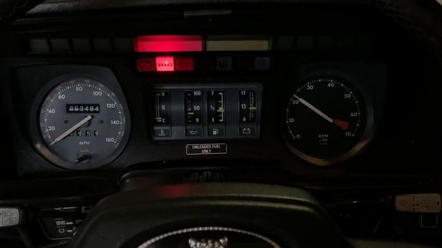 87 Jaguar XJ-SC V12 Cabriolet Warm Start and Rev смотреть онлайн