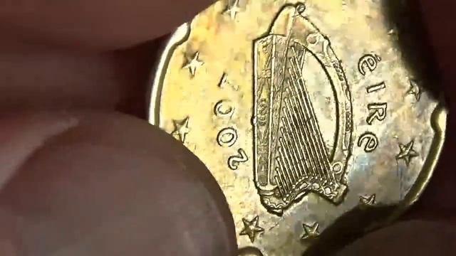 Error euro coin 20 euro cent Ireland 2007 Harp improvement смотреть онлайн