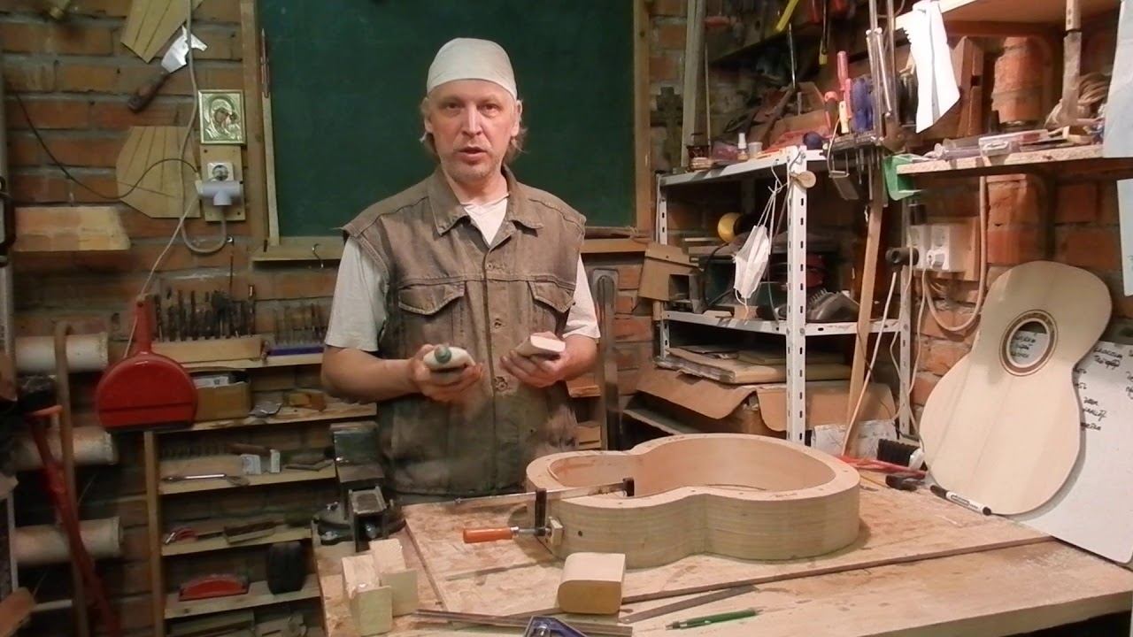 Верхний и нижний клоц (клёц), сборка обечаек гитары в цулаге. смотреть онлайн