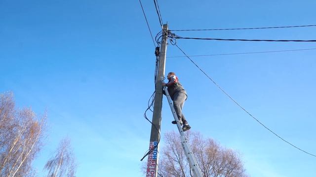 Монтаж оптических линий связи в частном секторе смотреть онлайн