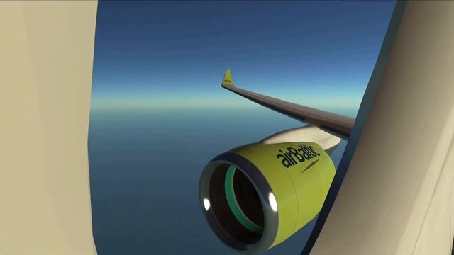 Infinite Flight: Riga (RIX) to Bergen (BER) | AirBaltic A220 смотреть онлайн