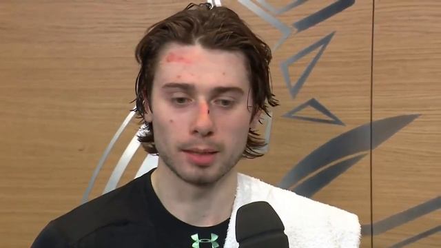 Quinn Hughes speaks with @sportsnetmurph on the Canucks home atmosphere in Game смотреть онлайн