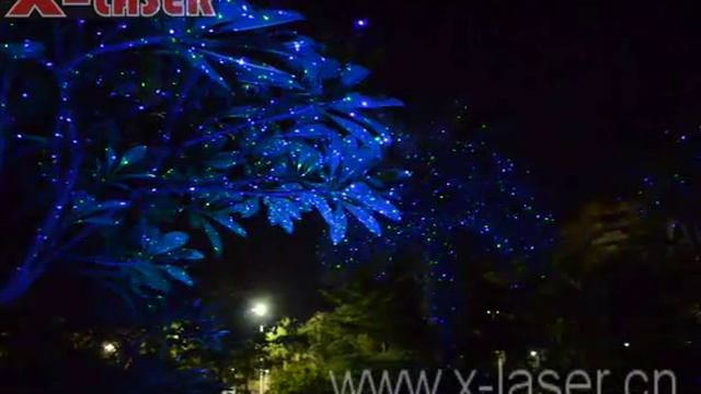 green and blue static firefly garden laser from X-laser смотреть онлайн