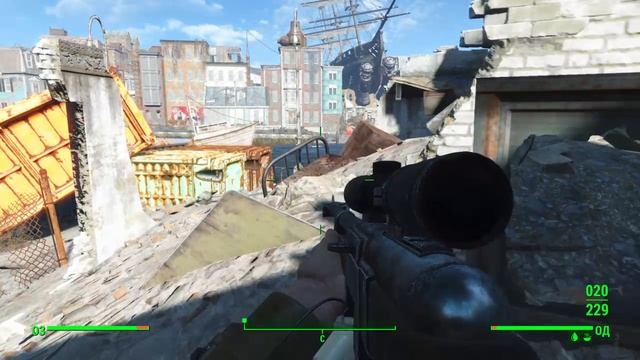 Fallout 4_Кровать рядом с Галереей Пикмана смотреть онлайн