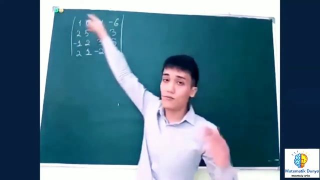 OLIY MATEMATIKANI OSON O'RGANISH |4×4 TARTIBLIY MATRITSANI DETERMINANTINI TOPISH смотреть онлайн