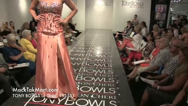MackTakMart.com | Tony Bowls Le Gala 113551 Dress, Tony Bowls Crystal Beaded Strapless Dress смотреть онлайн